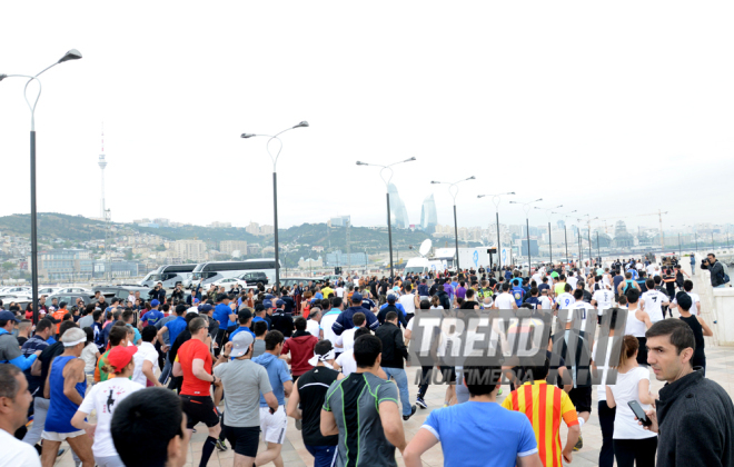 Baku Marathon 2016. Azerbaijan, Baku, 1 May 2016 